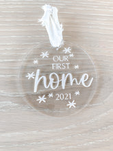 Load image into Gallery viewer, Our First Home Acrylic Ornament