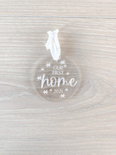 Load image into Gallery viewer, Our First Home Acrylic Ornament