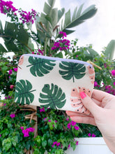 Load image into Gallery viewer, *new* Small Palm Zipper Bag